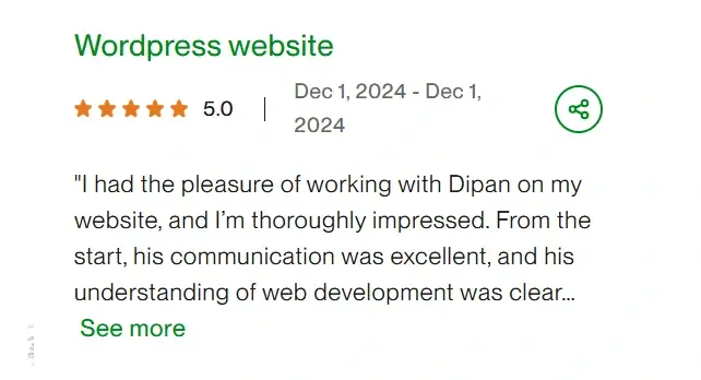 WordPress website